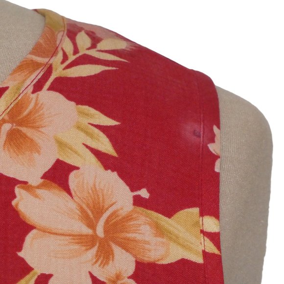 Tommy  Bahama 100% Silk  A Line Floral Dress Size M - Picture 6 of 9